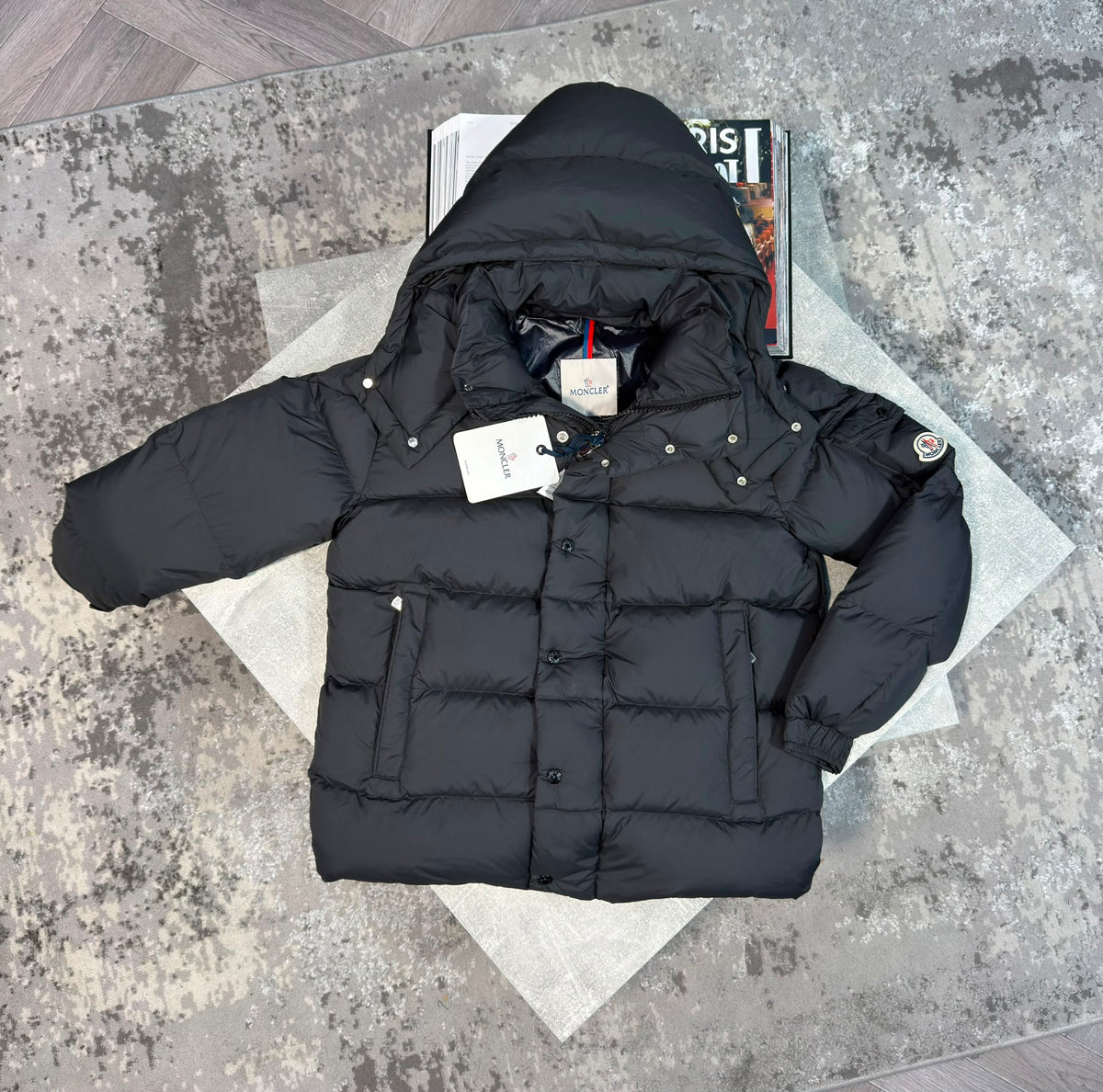 Mnclr Maya Matt Jacket Black CLER
