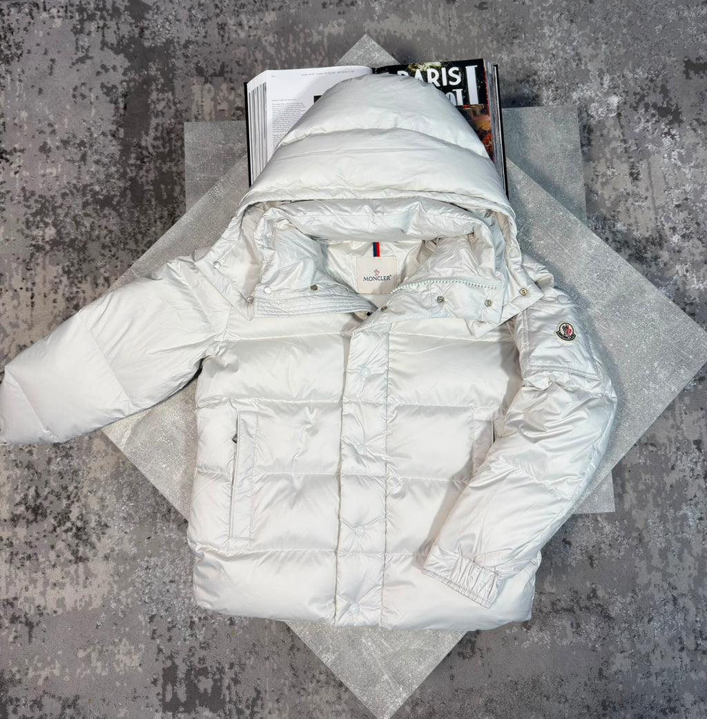Mnclr Maya Matt Jacket White CLER