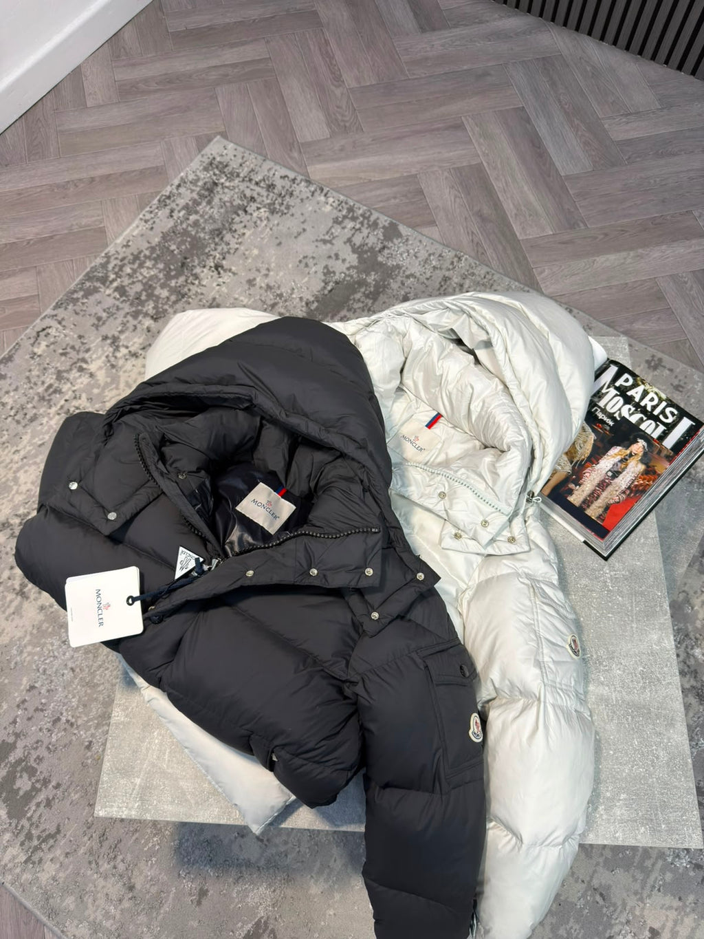 Mnclr Maya Matt Jacket White CLER