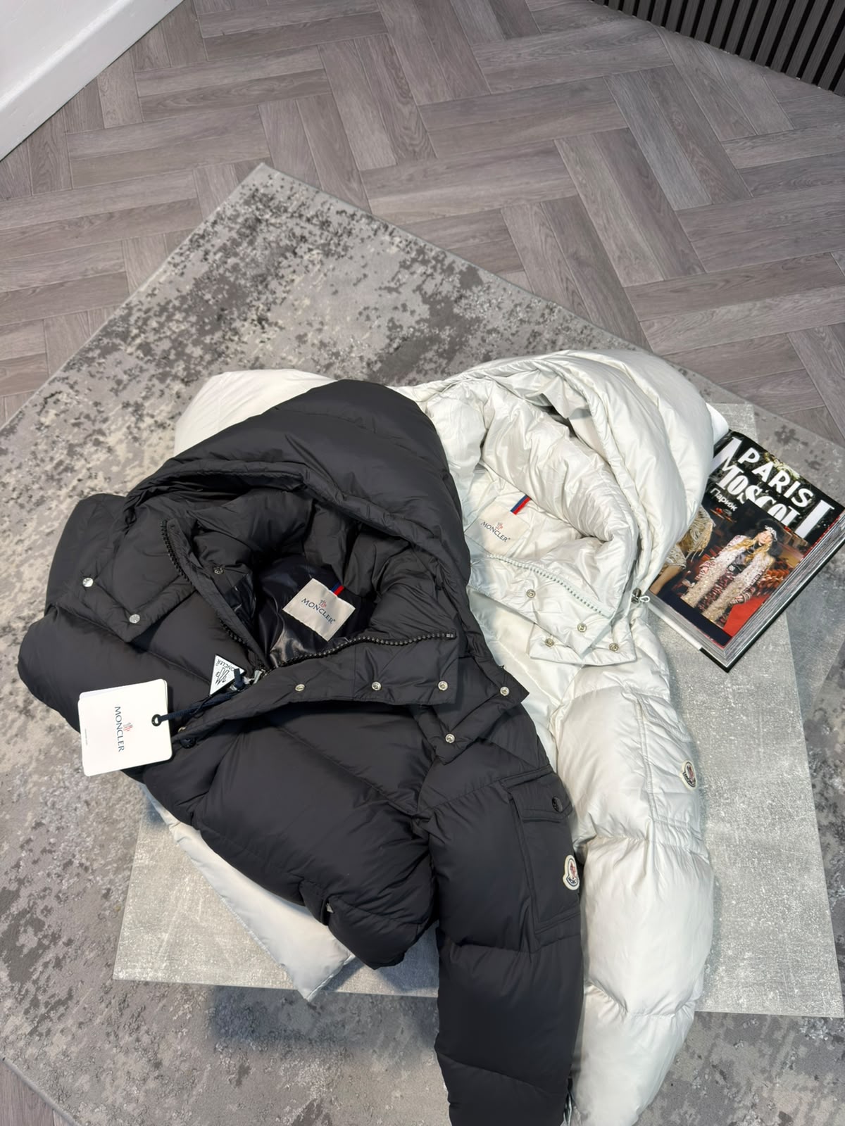 Mnclr Maya Matt Jacket White CLER
