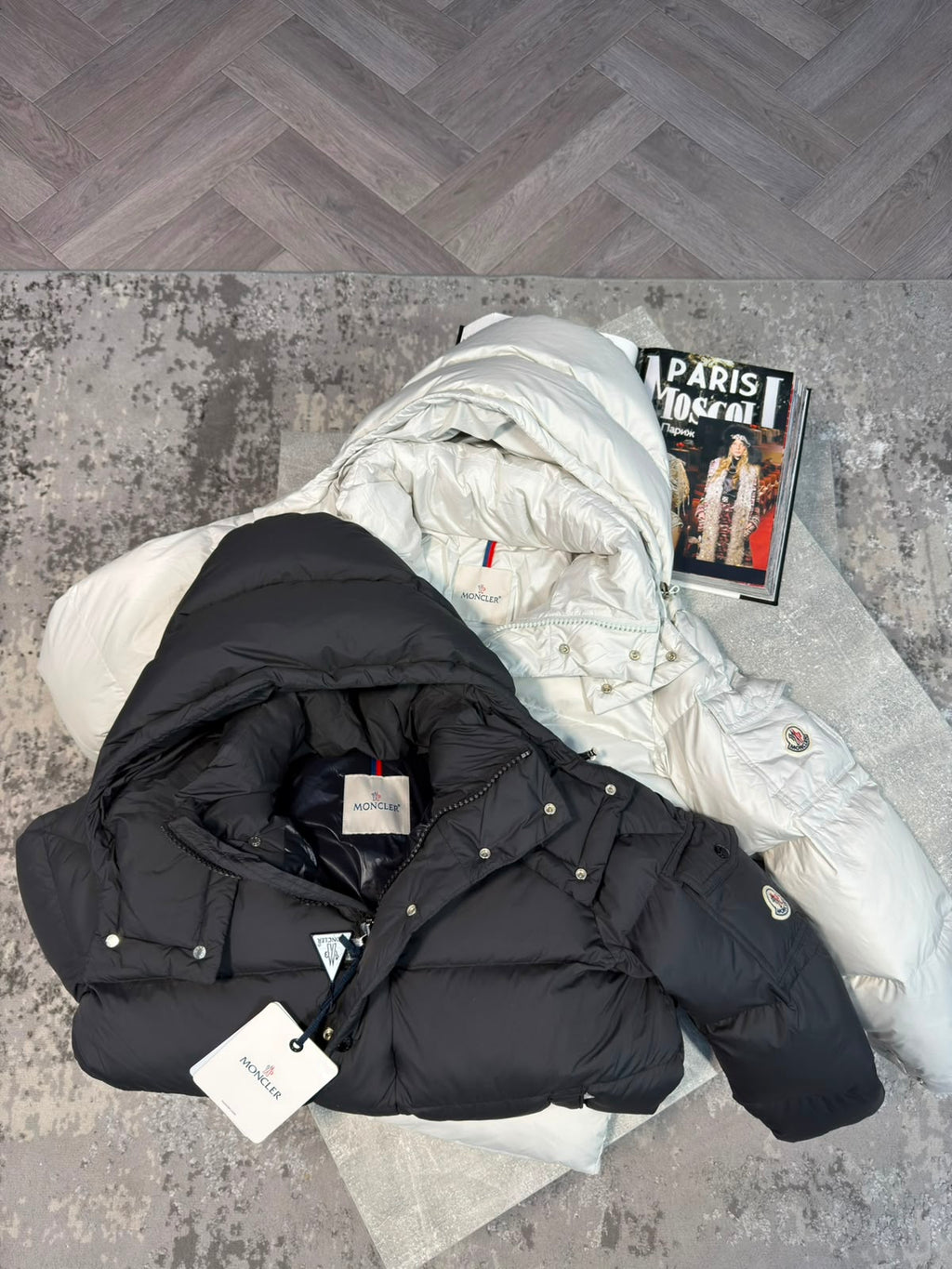Mnclr Maya Matt Jacket White CLER