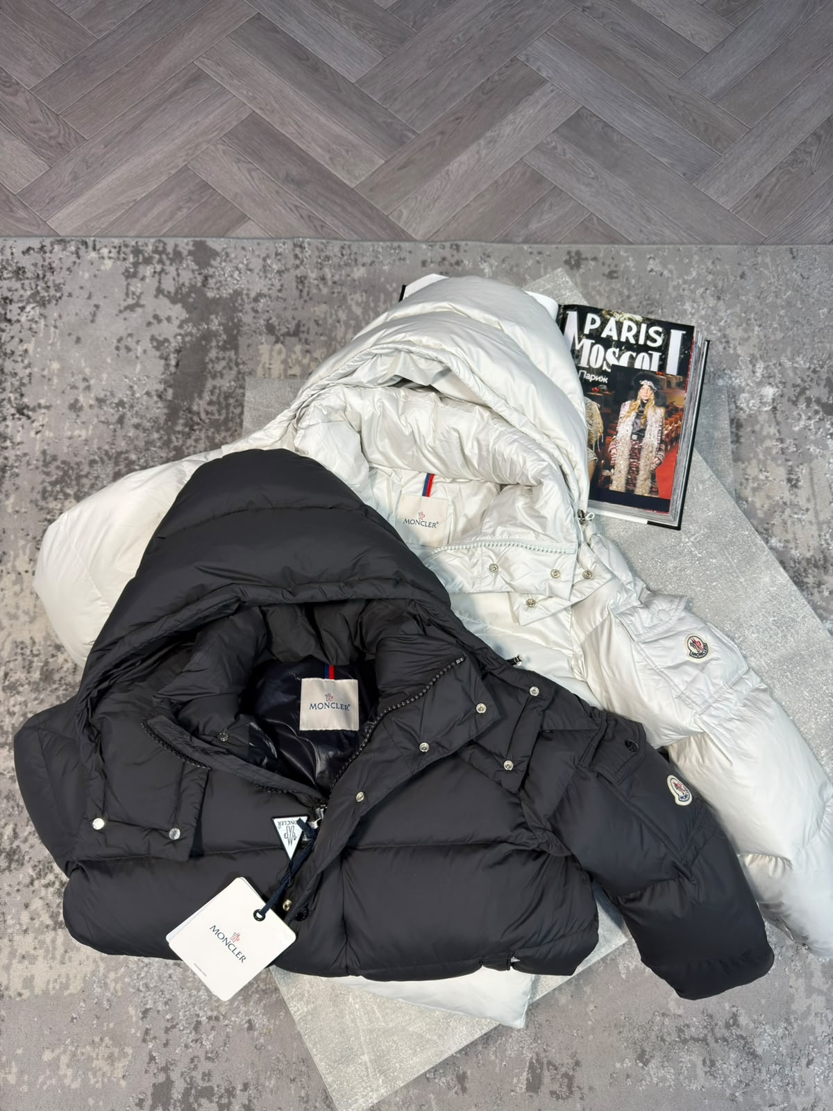 Mnclr Maya Matt Jacket White CLER