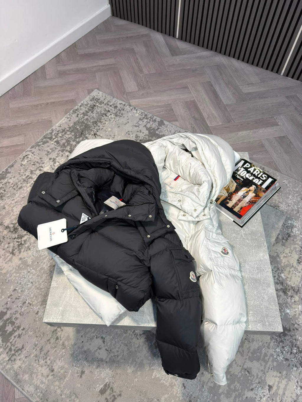 Mnclr Maya Matt Jacket White CLER