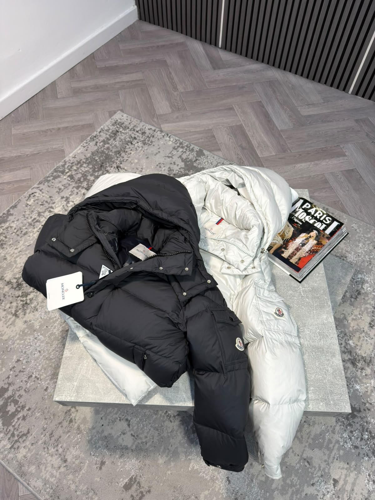 Mnclr Maya Matt Jacket White CLER