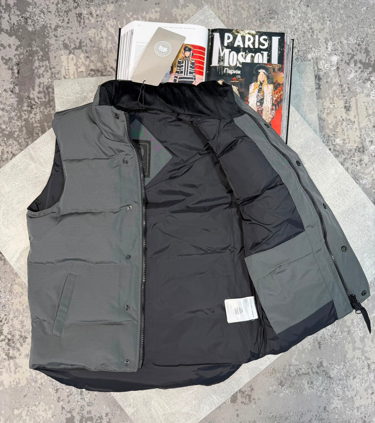 CG body warmer Ghost badge Grey CG