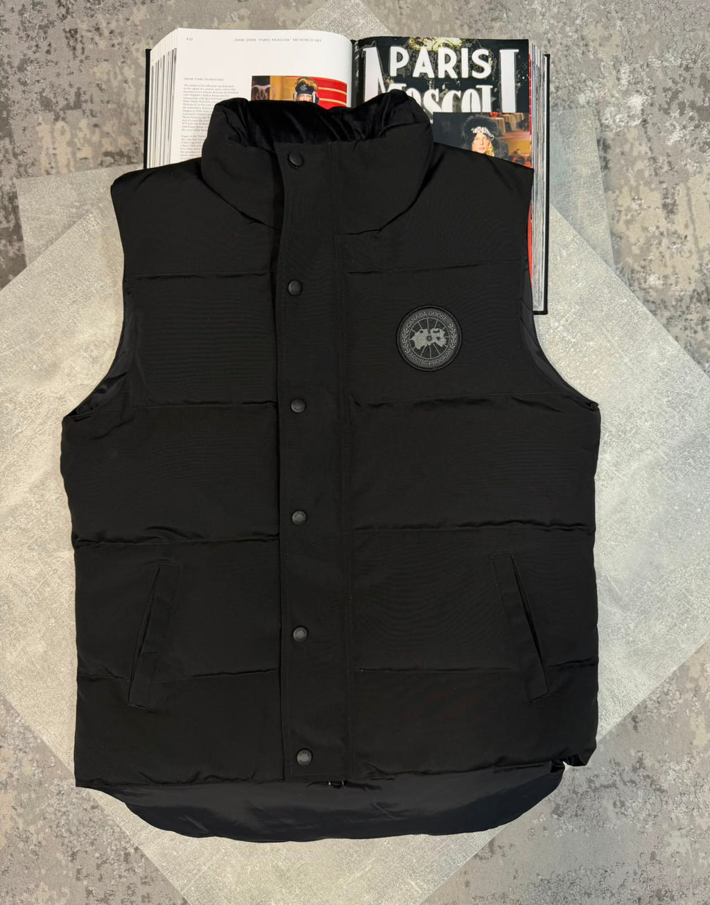 CG body warmer Ghost badge Black CG