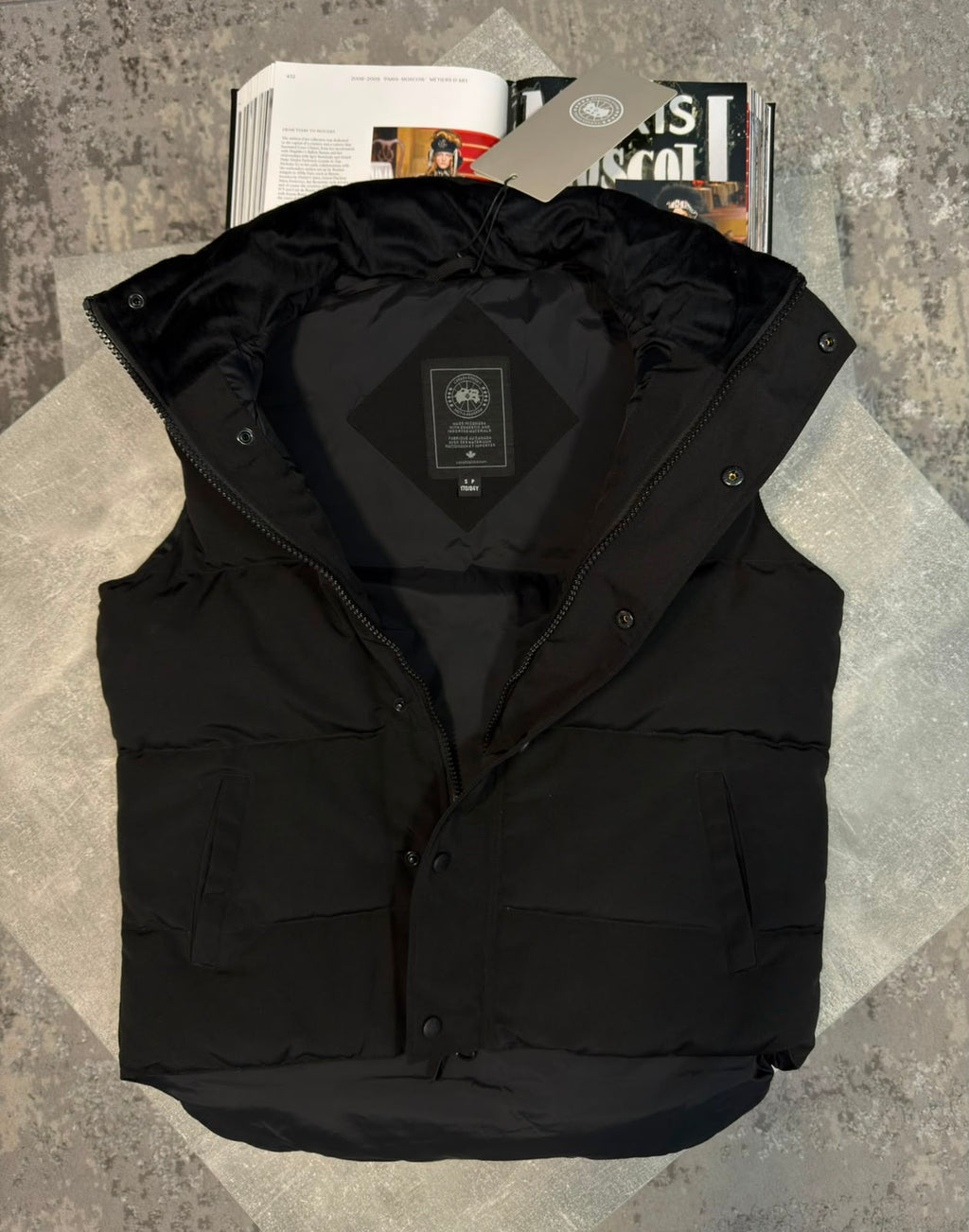 CG body warmer Ghost badge Black CG