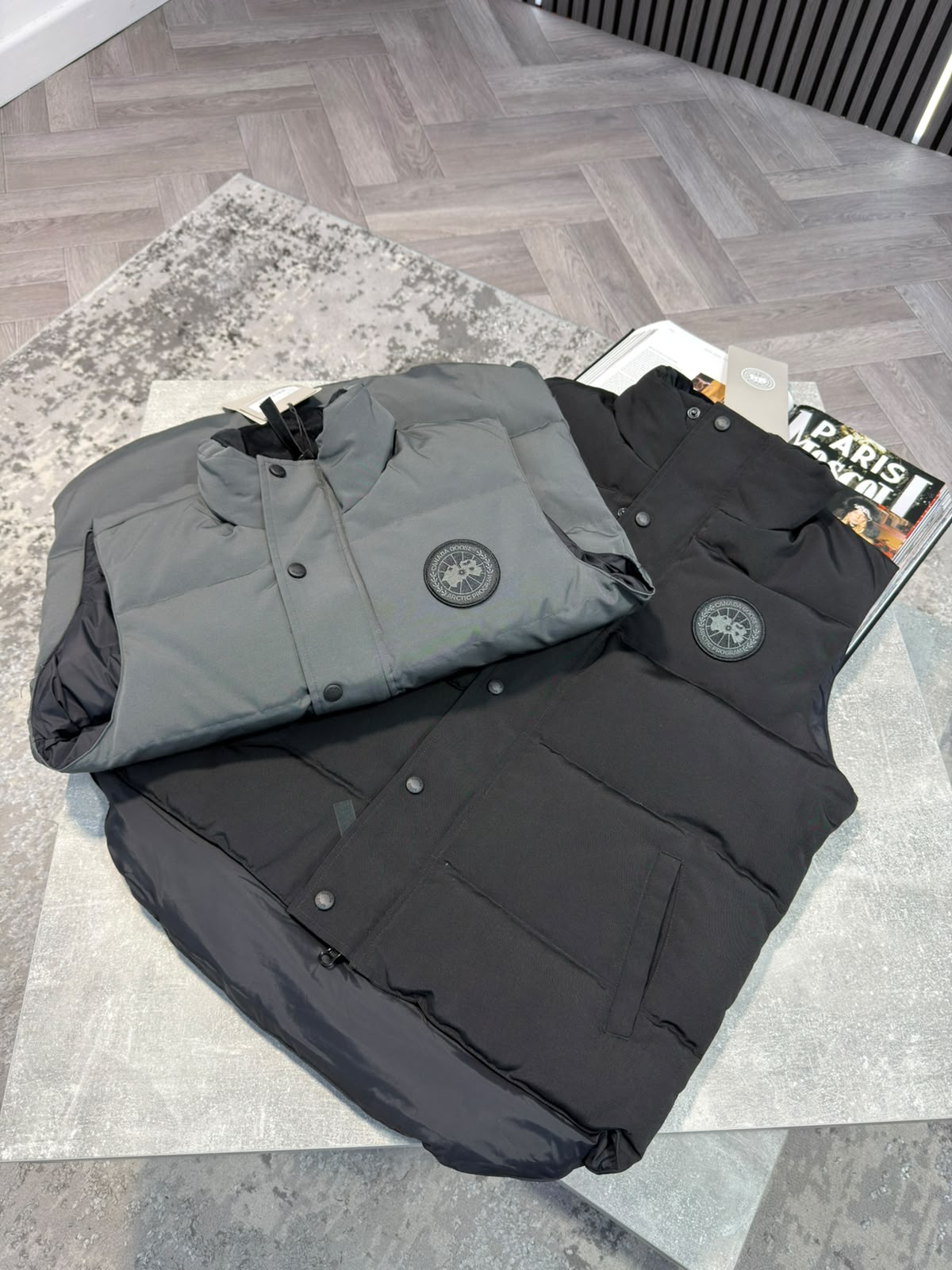 CG body warmer Ghost badge Black CG
