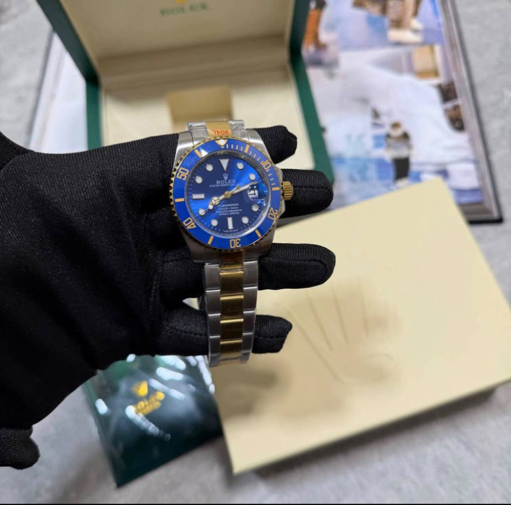RLX watch Silver / Blue LV