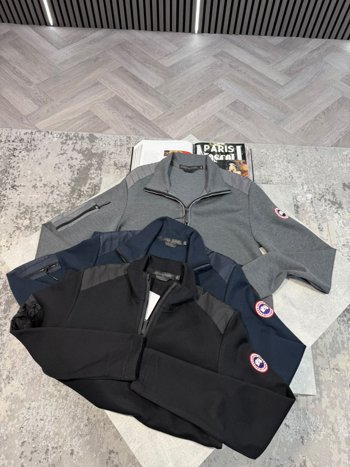 CG 1/4 Zip Grey si