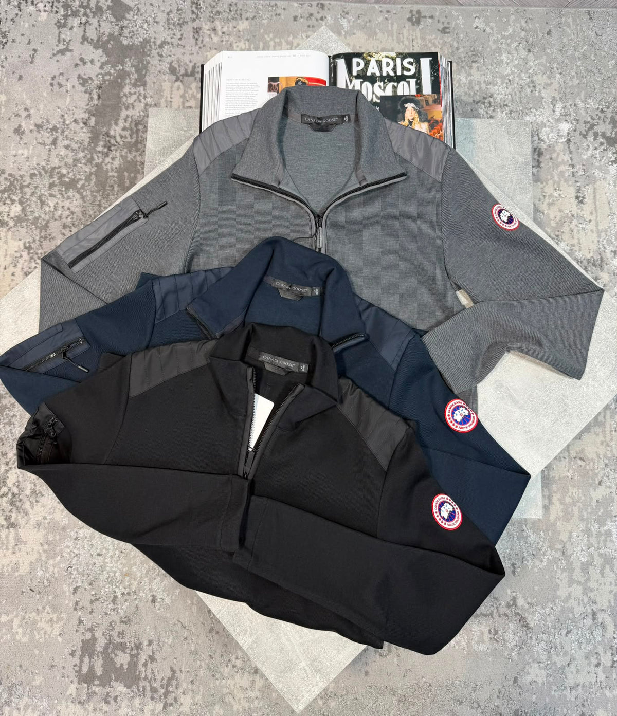 CG 1/4 Zip Grey si