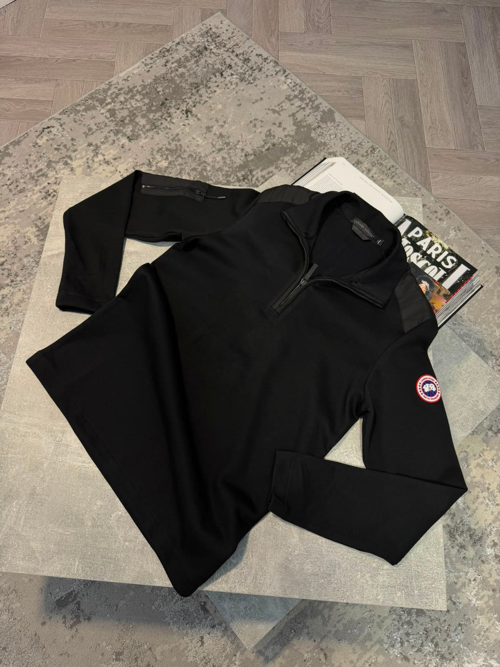 CG 1/4 Zip Black CG