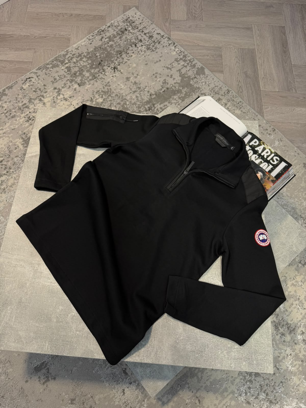 CG 1/4 Zip Black CG