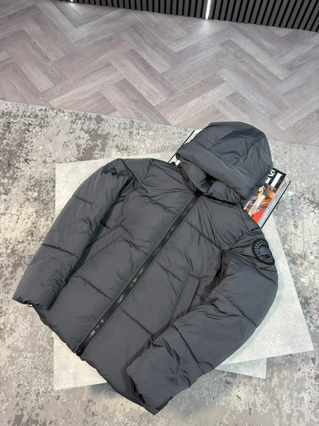 CG Crofton Puffer Jacket Grey CG