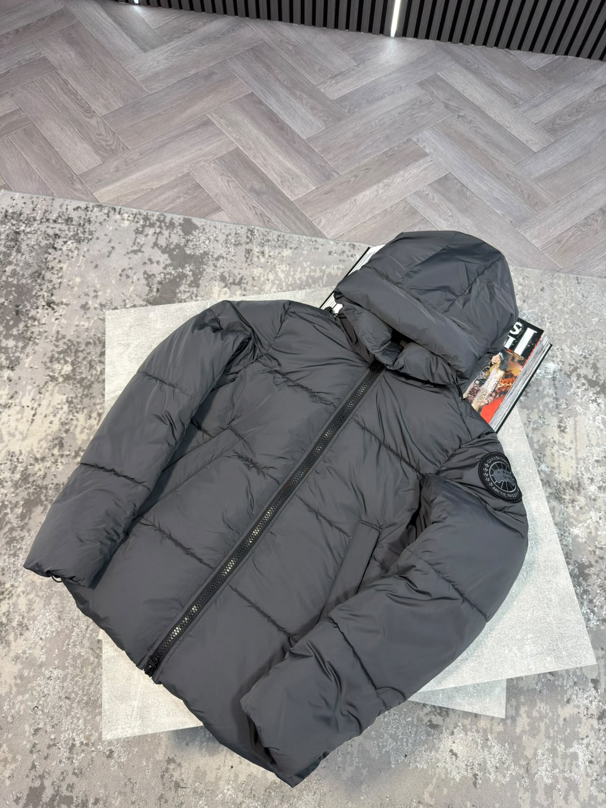CG Crofton Puffer Jacket Grey CG
