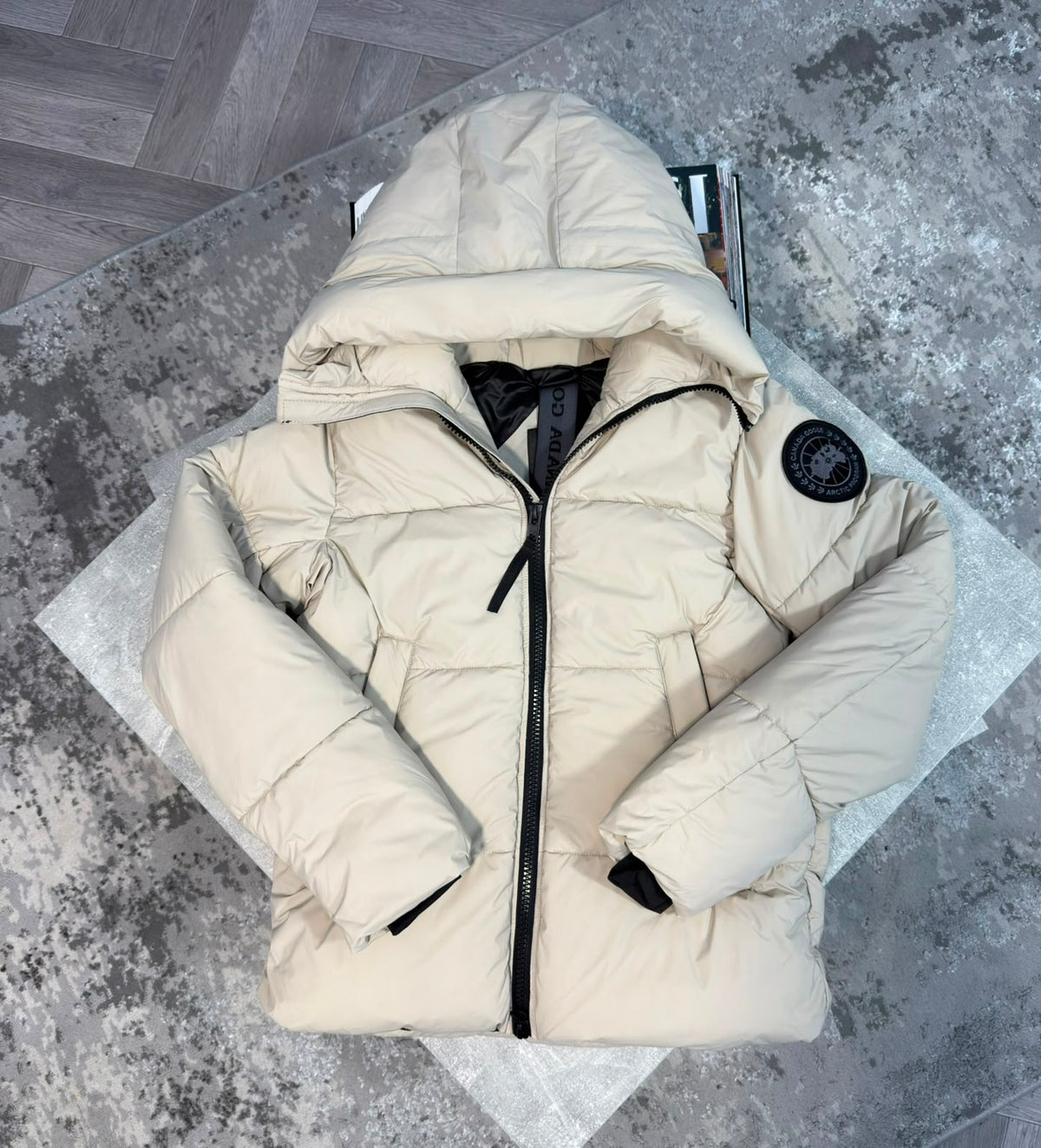 CG Crofton Puffer Jacket Beige CG