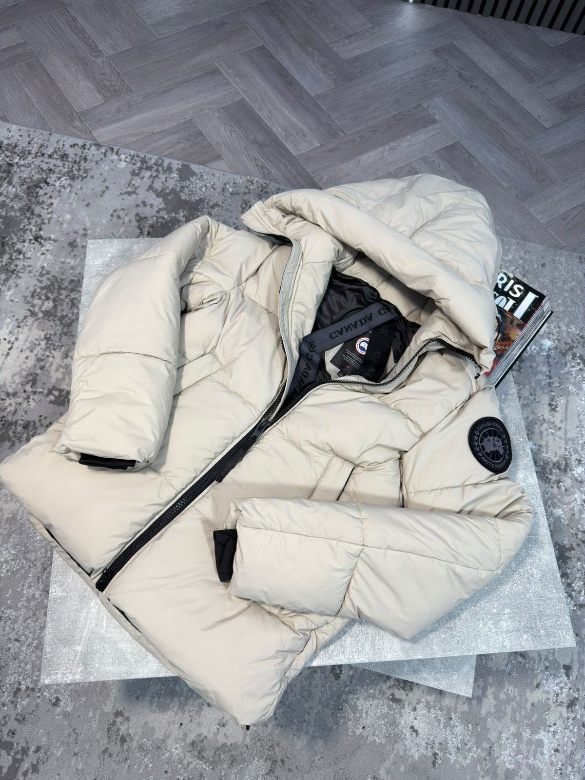 CG Crofton Puffer Jacket Beige CG