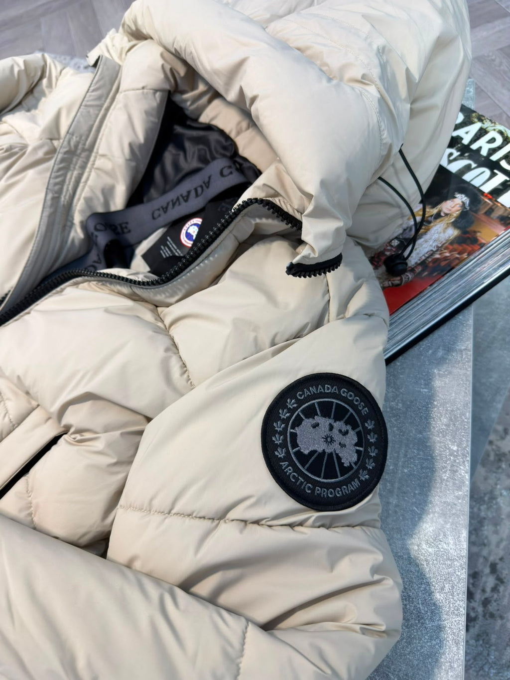 CG Crofton Puffer Jacket Beige CG