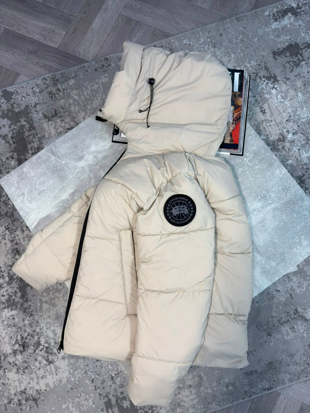 CG Crofton Puffer Jacket Beige CG