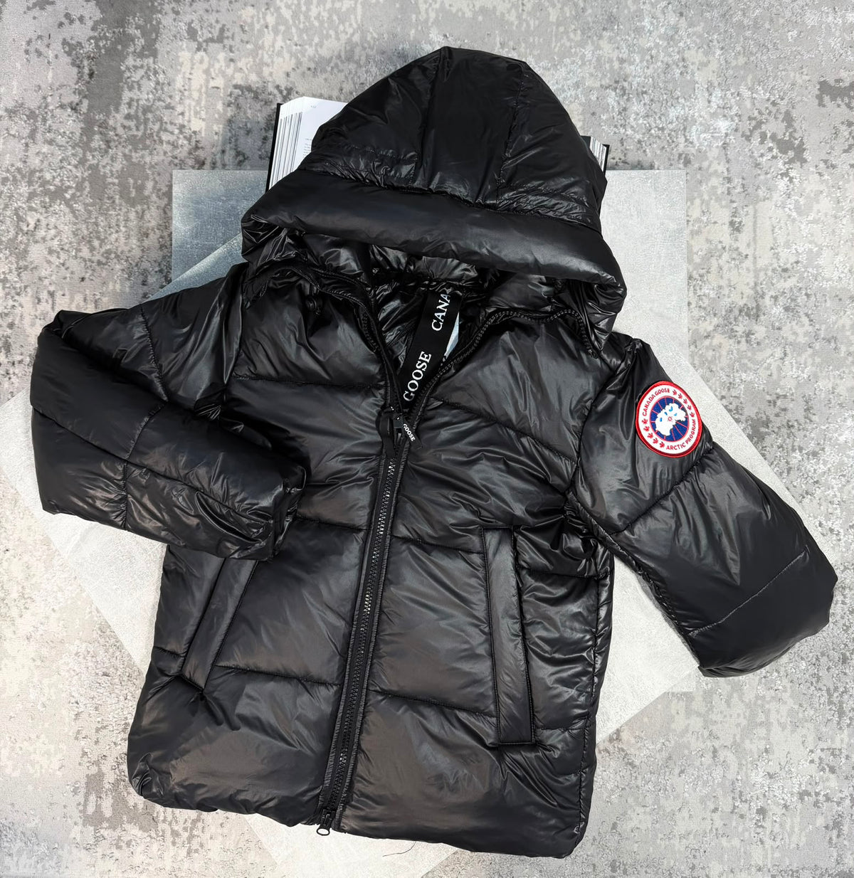 CG puffer Jacket Black CG