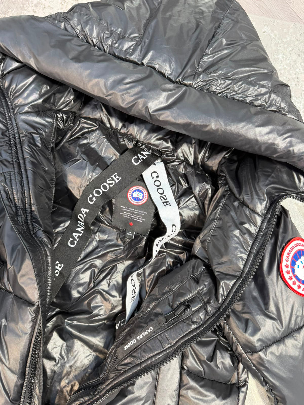CG puffer Jacket Black CG