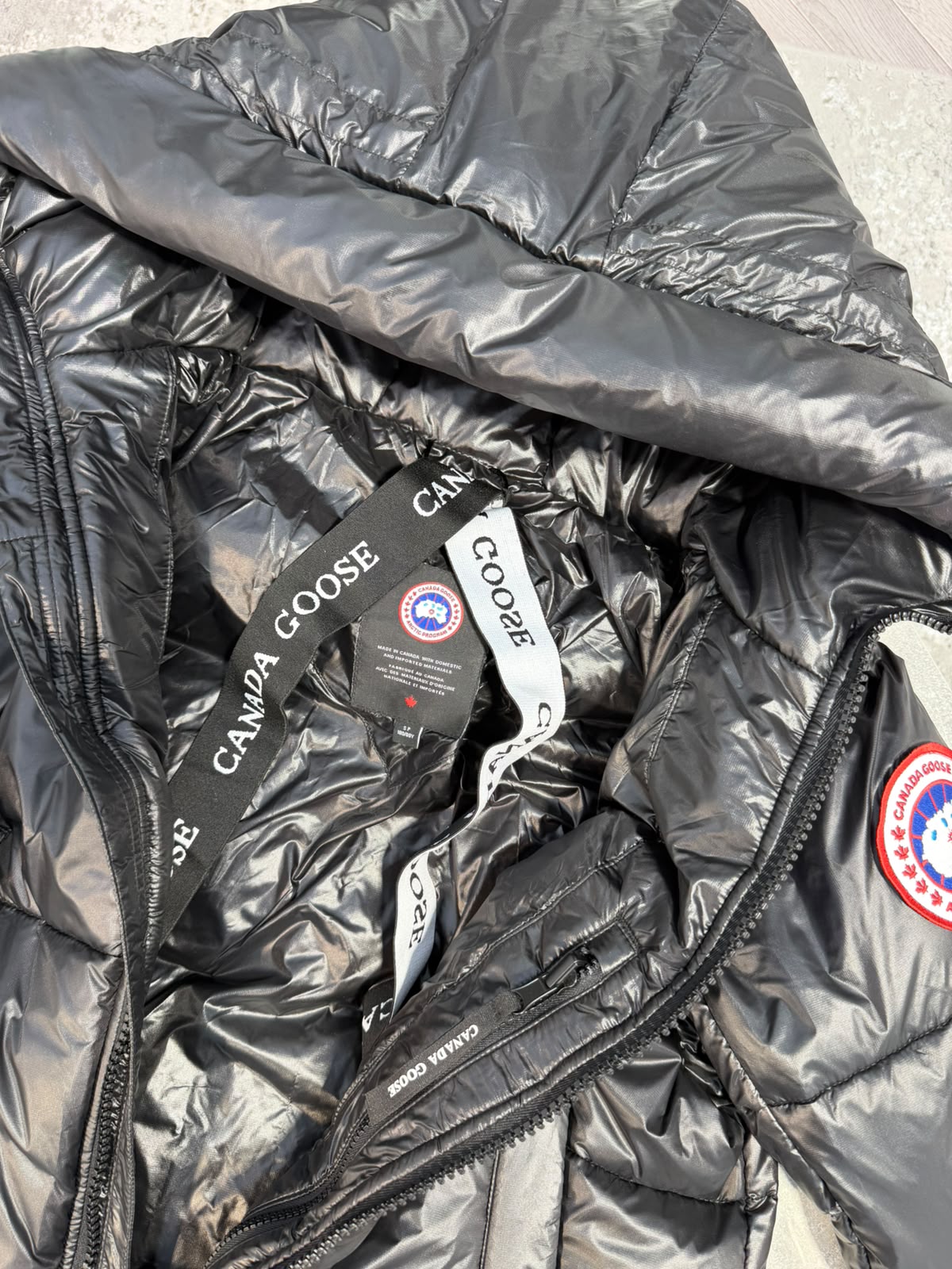 CG puffer Jacket Black CG