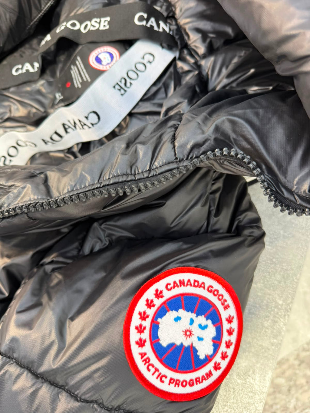 CG puffer Jacket Black CG