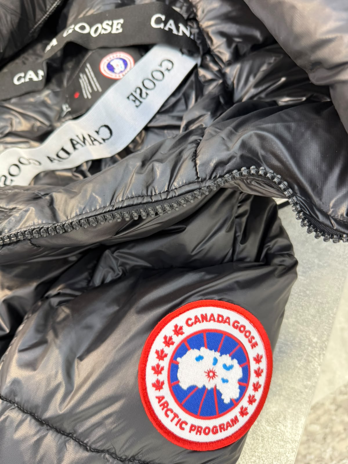 CG puffer Jacket Black CG