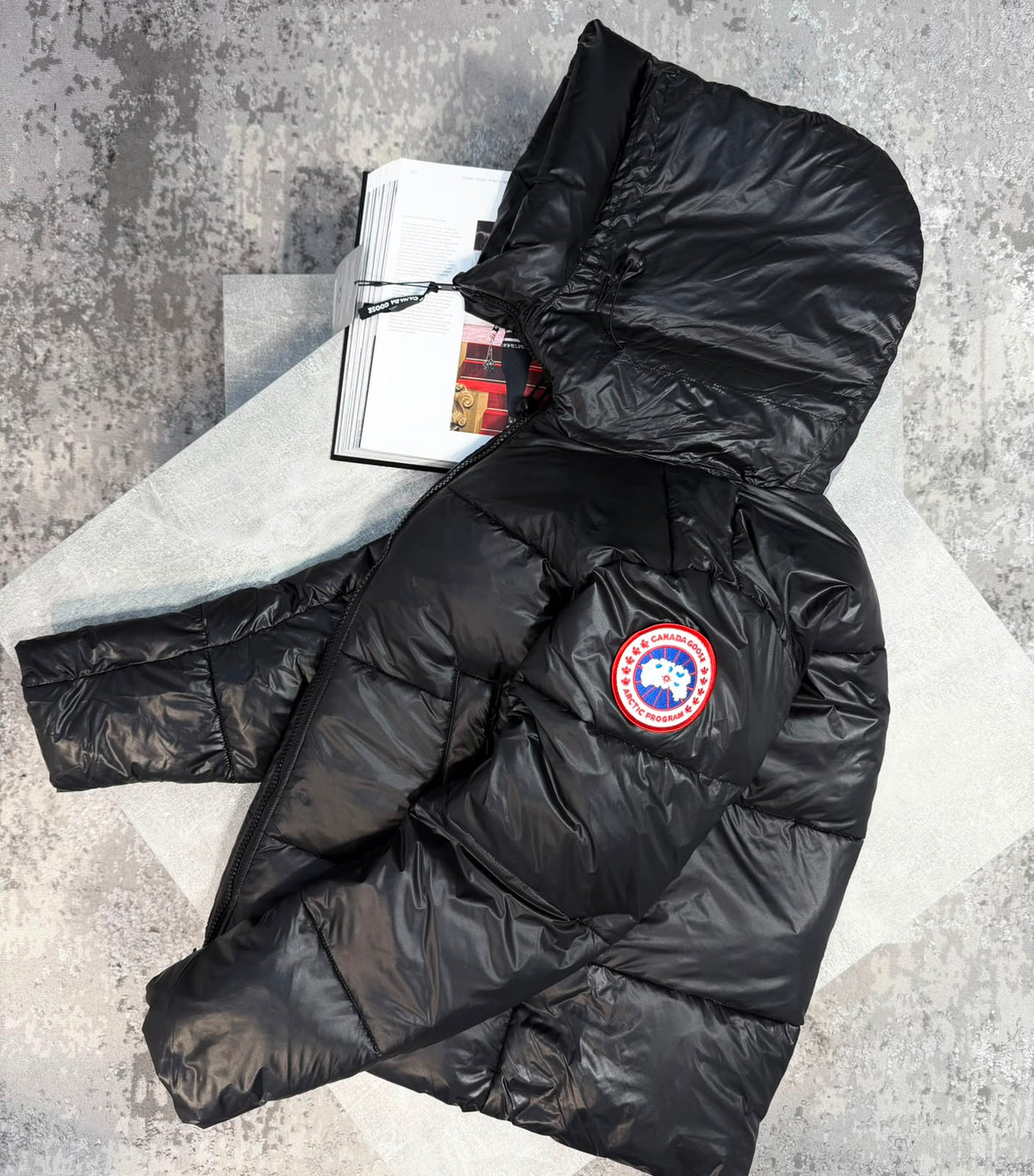 CG puffer Jacket Black CG