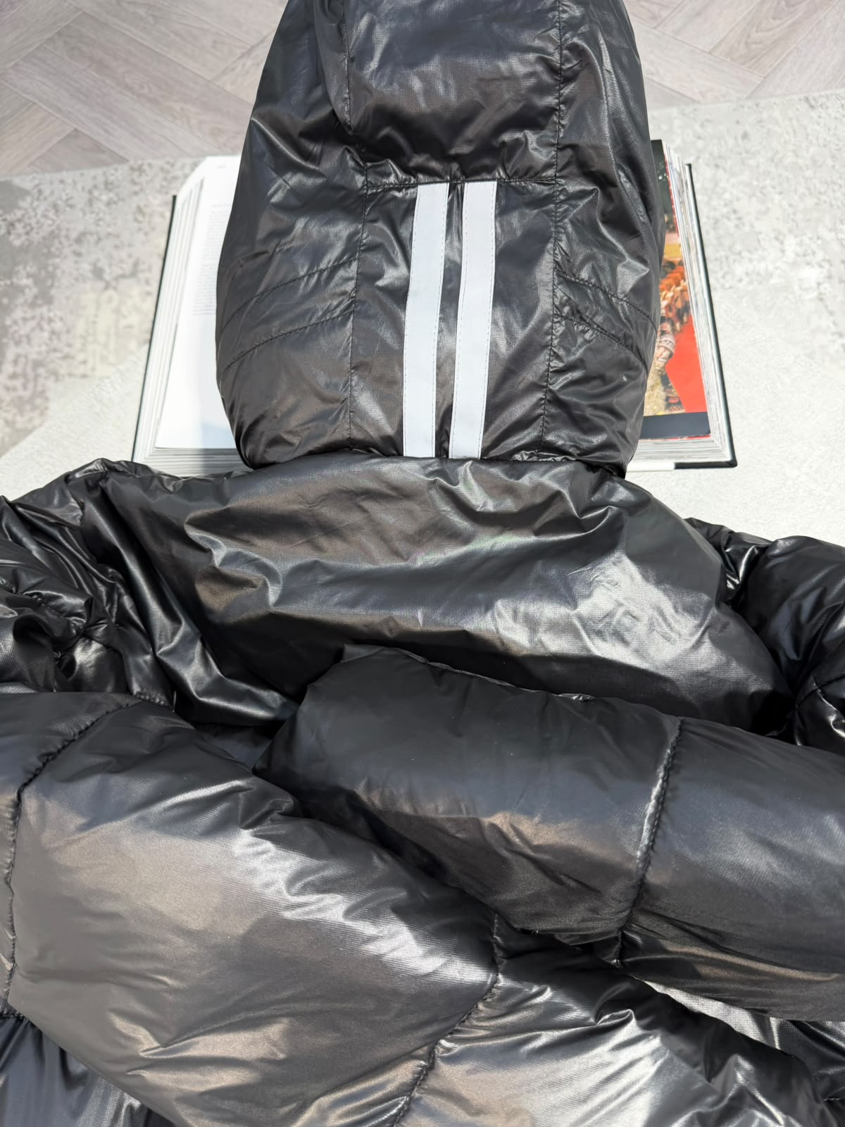 CG puffer Jacket Black CG