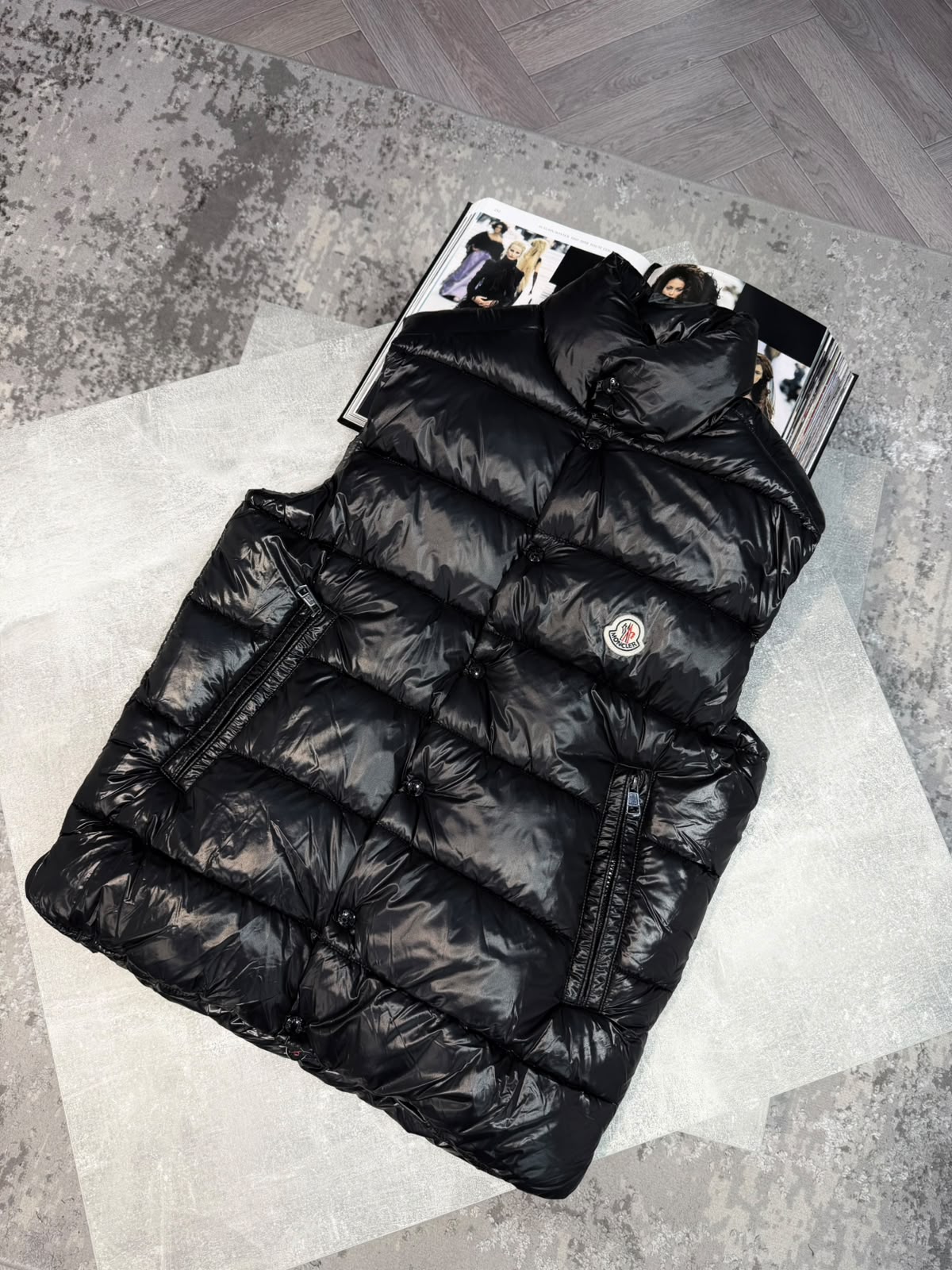 Mnclr Body warmer Black CLER