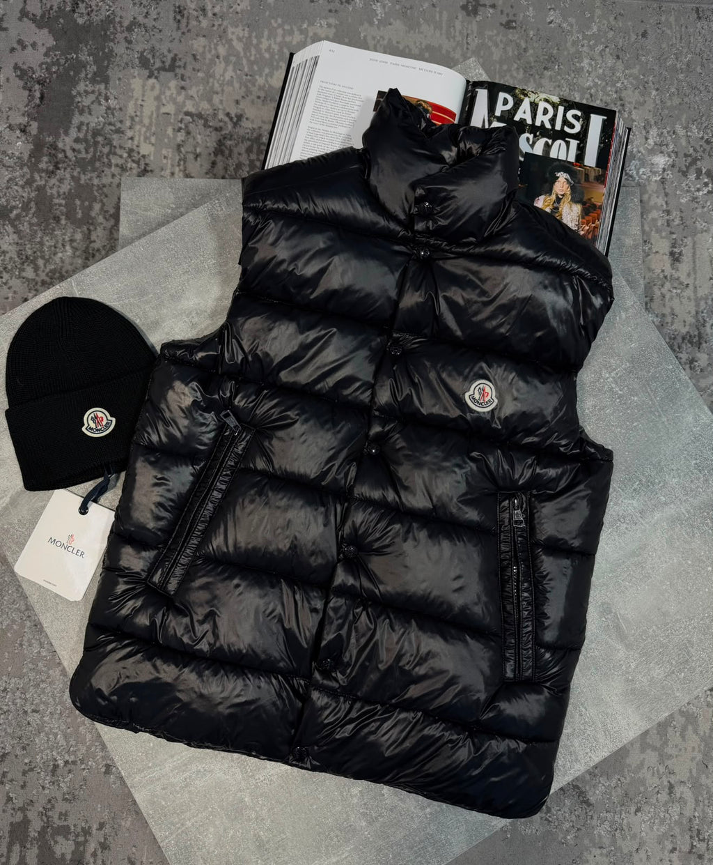 Mnclr Body warmer Black CLER