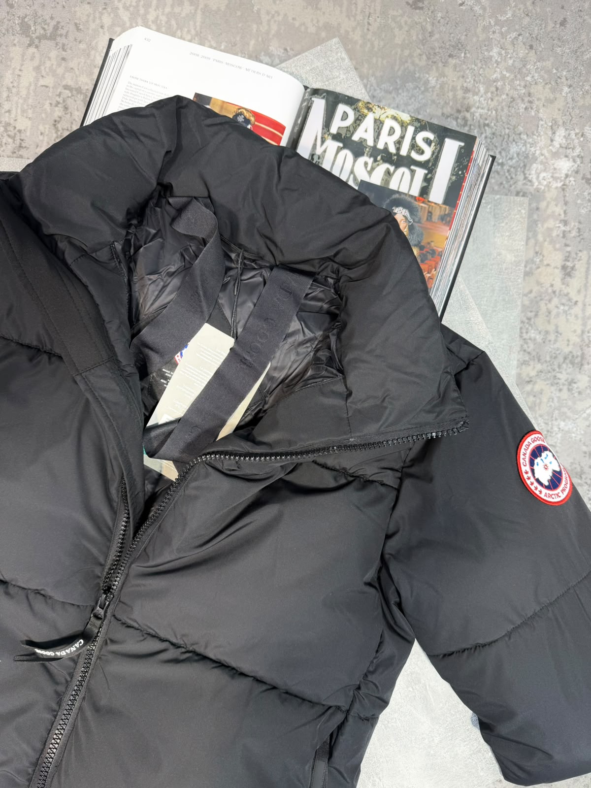 CG puffer jacket Black CG