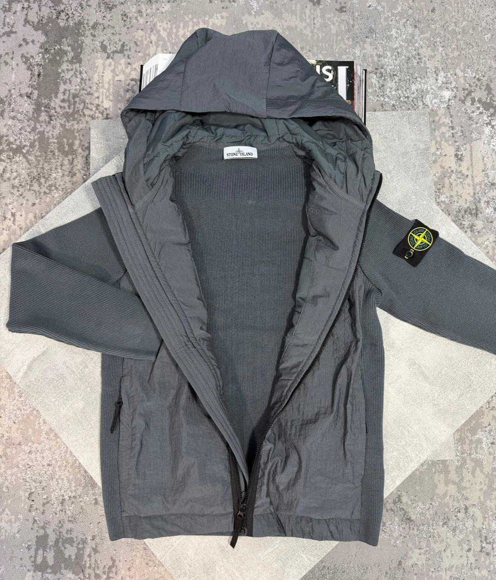 SI hooded Jacket Grey STONE