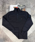 Si 1/4 zip Navy STONE
