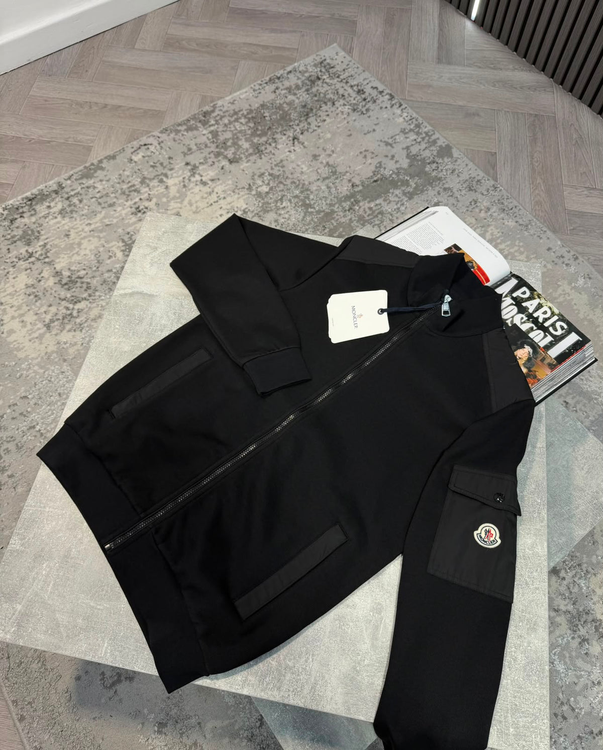 Mnclr zipup jacket Black CLER