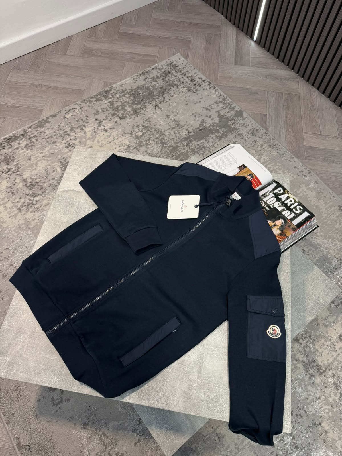 Mnclr zipup jacket Navy CLER