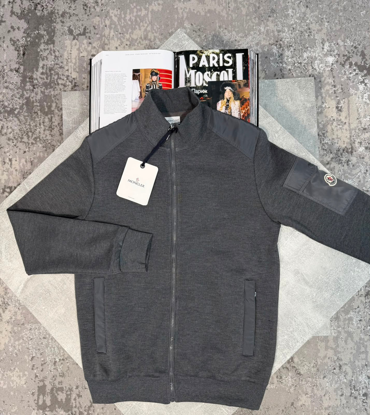Mnclr zipup jacket Grey CLER