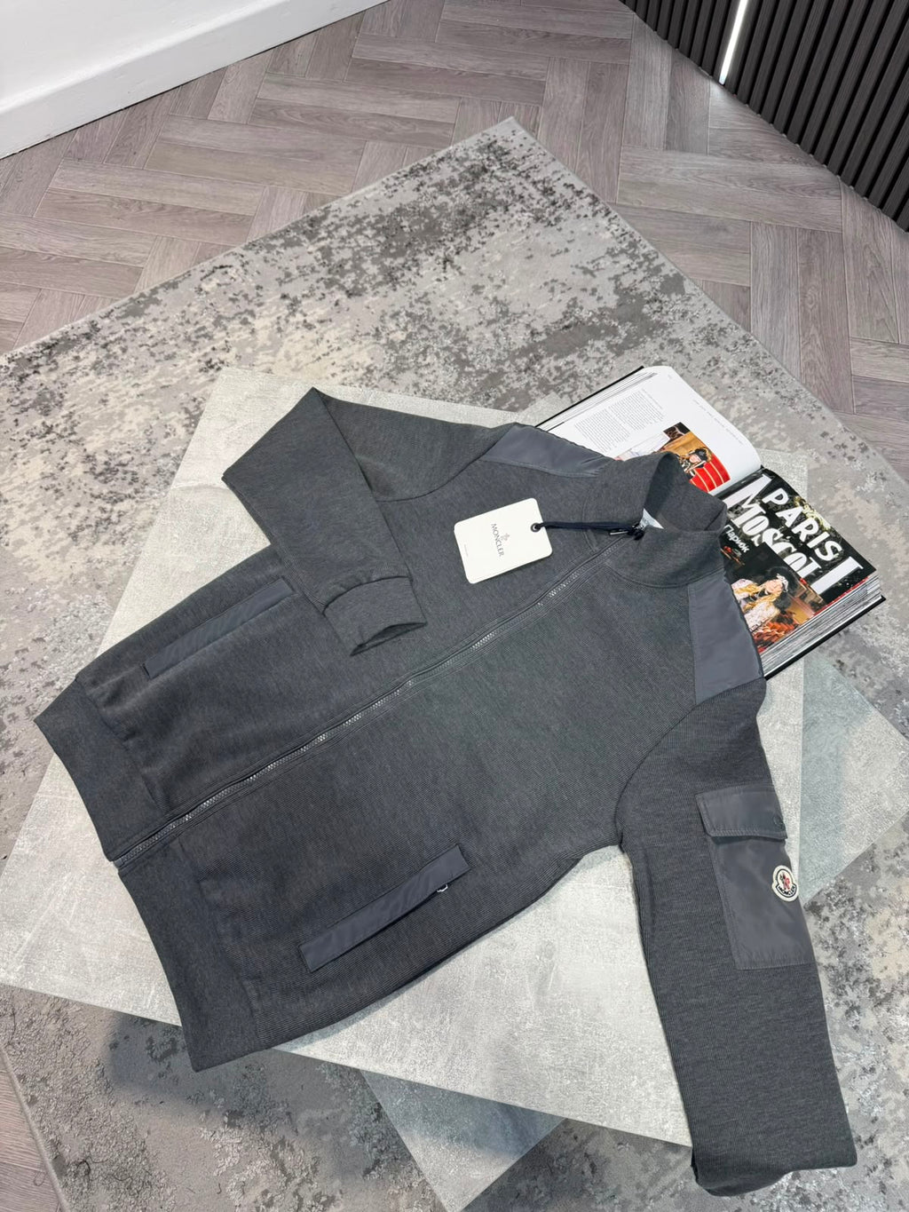 Mnclr zipup jacket Grey CLER