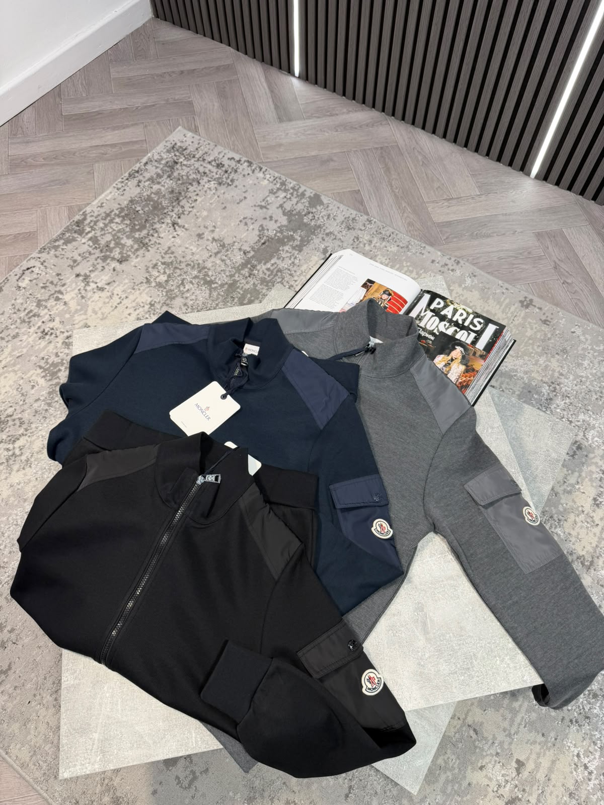 Mnclr zipup jacket Grey CLER