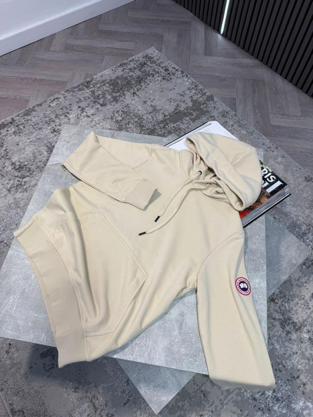 CG hoodie Beige CG