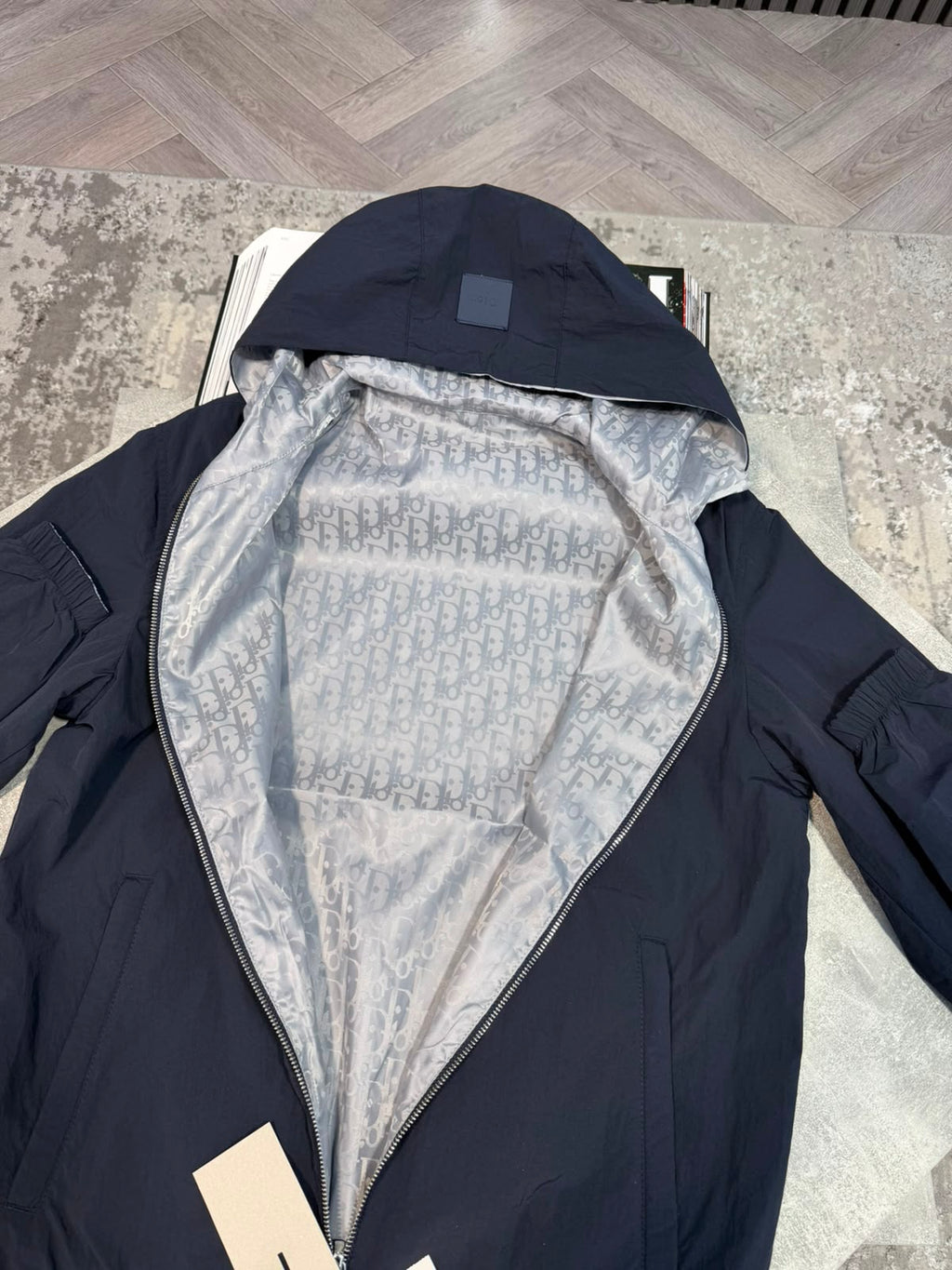 CD reversible Light weight jacket Navy CD