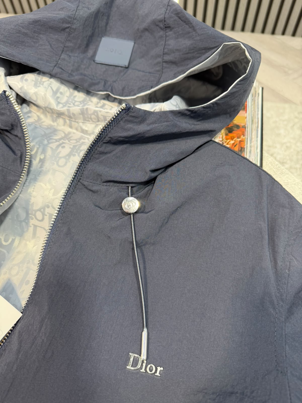 CD reversible Light weight jacket Navy CD
