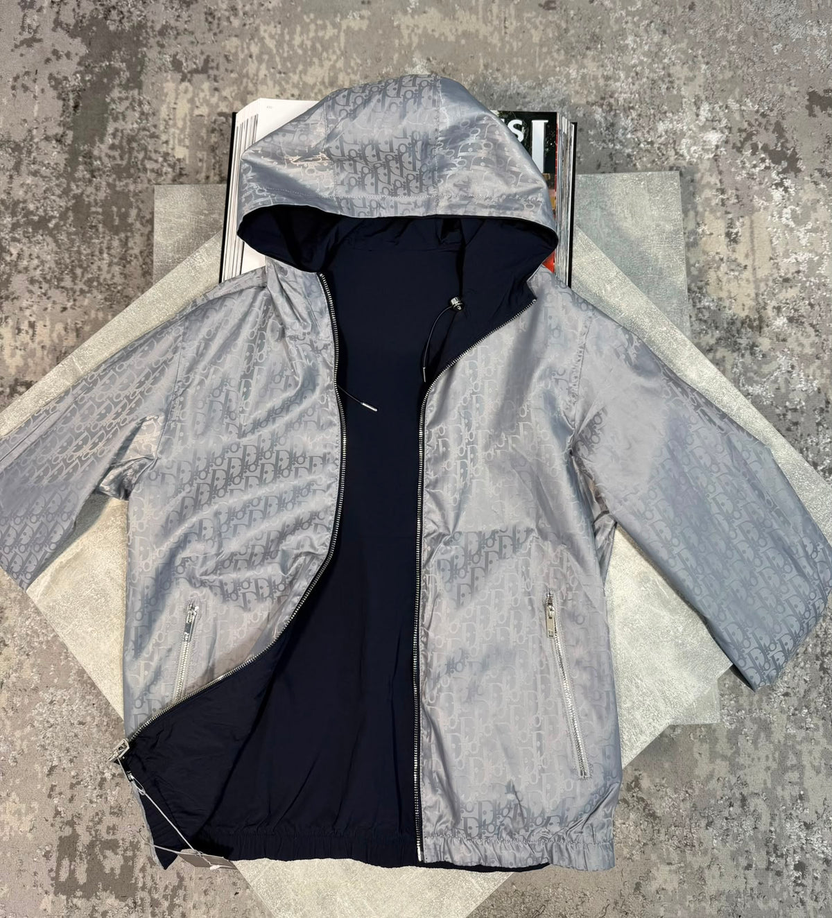 CD reversible Light weight jacket Navy CD