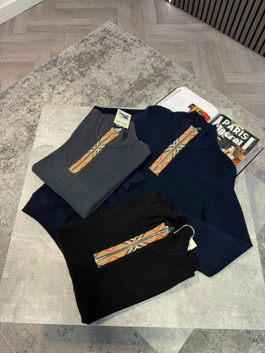 BB 1/4 Zip Black BB