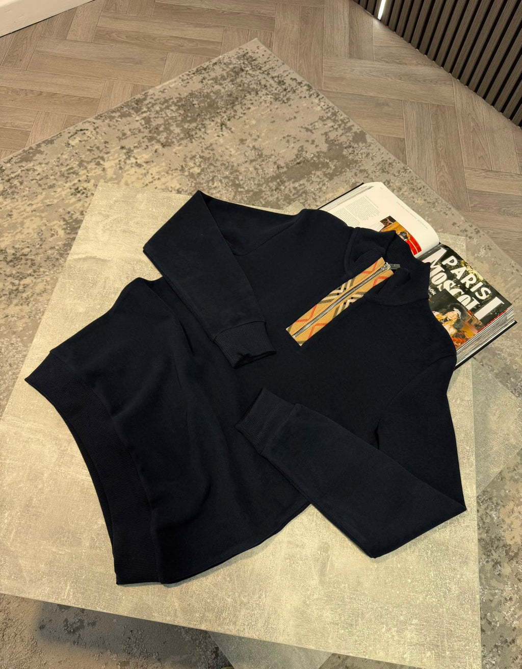 BB 1/4 Zip Grey BB