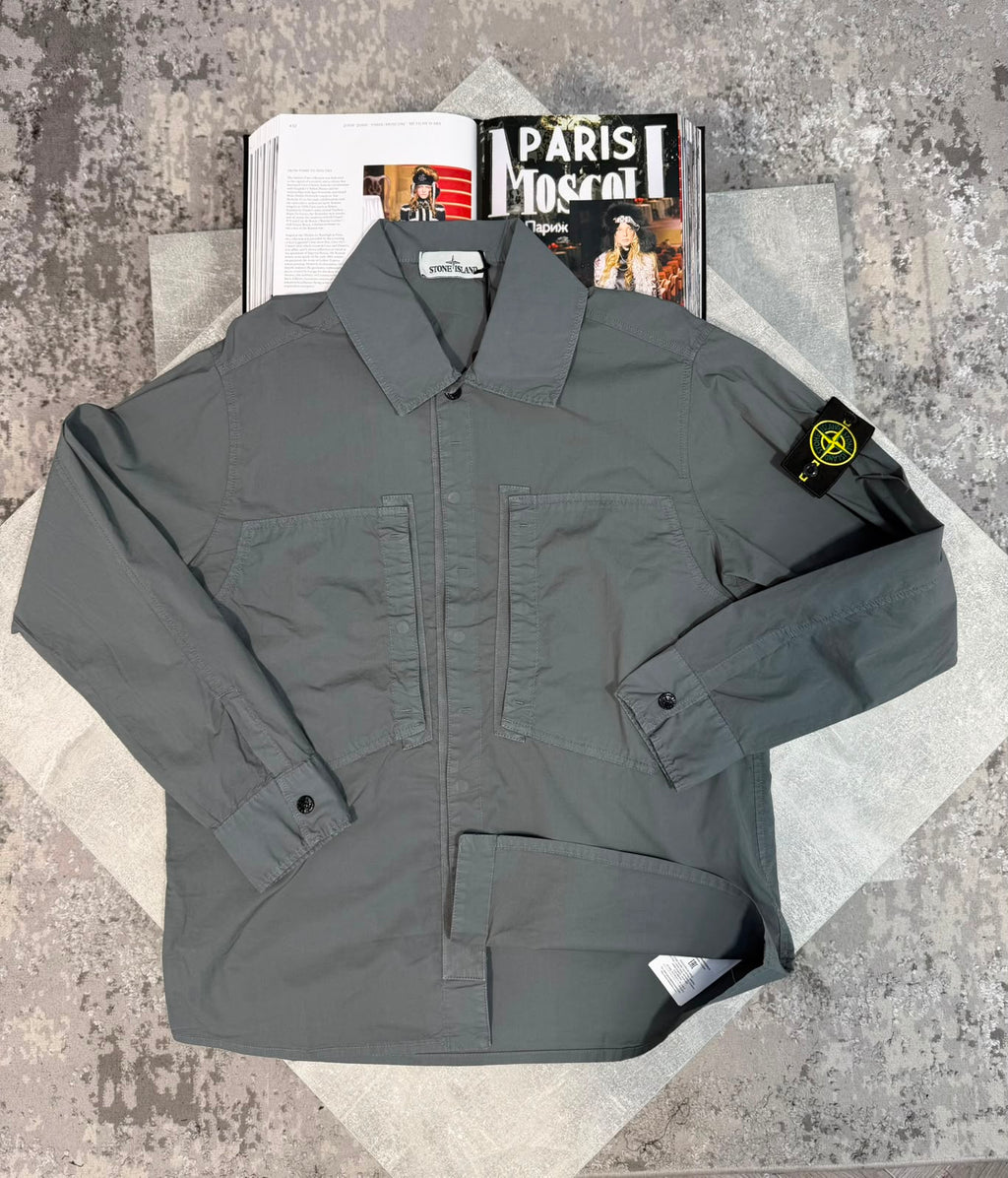 Si over shirt Dark Grey STONE