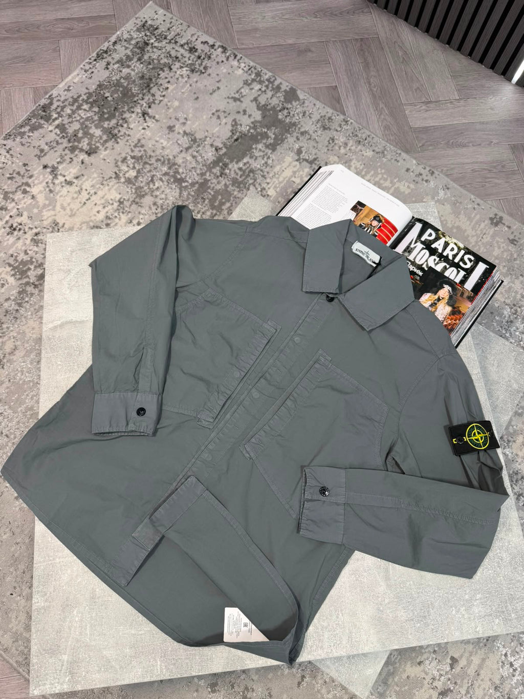 Si over shirt Dark Grey STONE