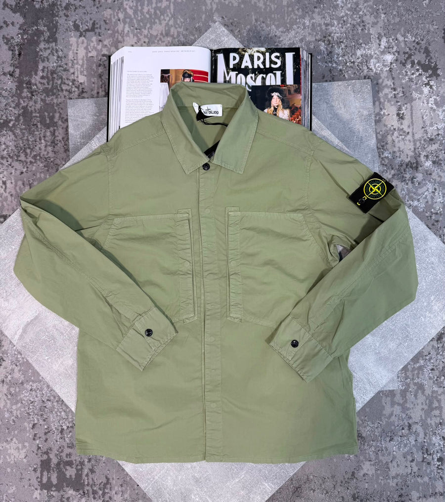 Si over shirt Khaki STONE