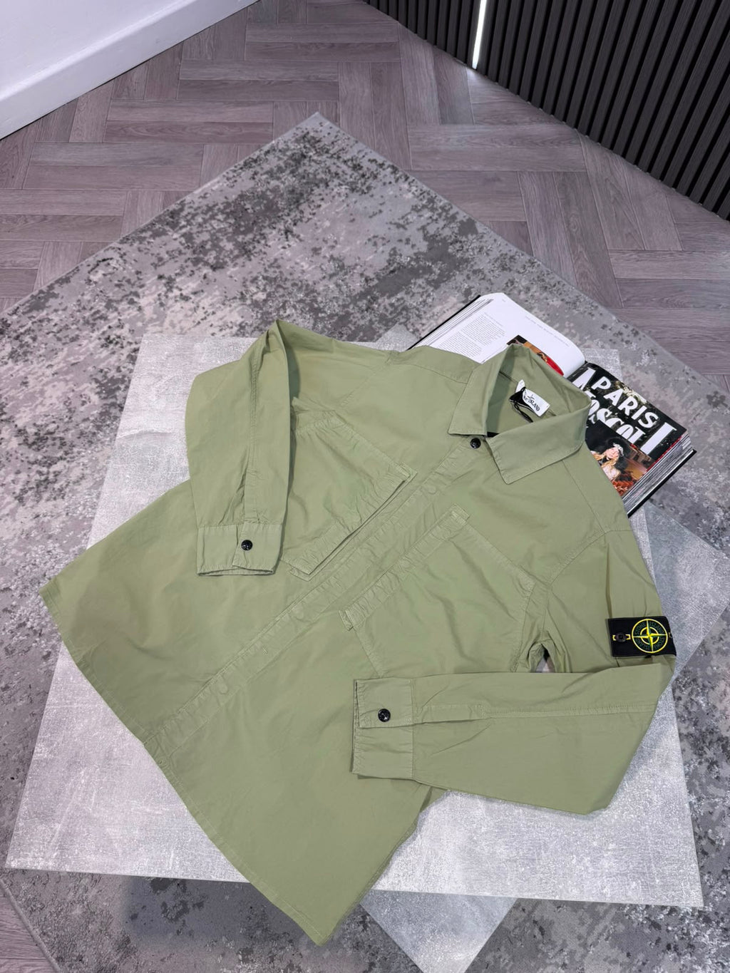 Si over shirt Khaki STONE